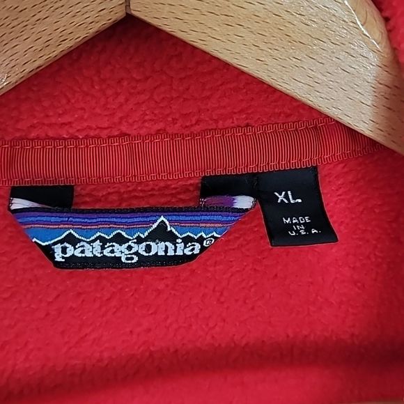 Patagonia Fleece Vest Embroidered logo Vintage Size XL - Picture 7 of 10